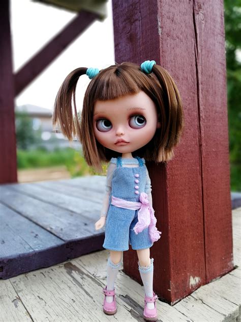 custom blythe doll esenia collection doll etsy