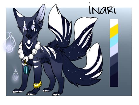inari kitsune fox reference by roxzi wolf on deviantart