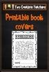 printable book covers   creative teachers tpt