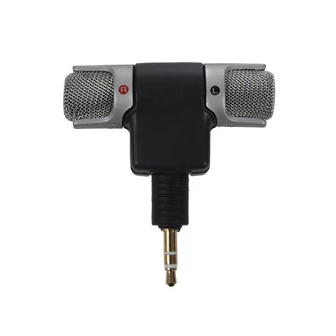 portable mini mic digital stereo microphone  recorderpc  microphones  consumer