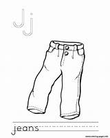 Jeans Coloring Pages Alphabet F87c Printable Template Blue Color 06kb sketch template