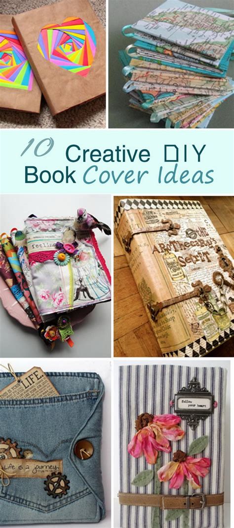 creative diy book cover ideas