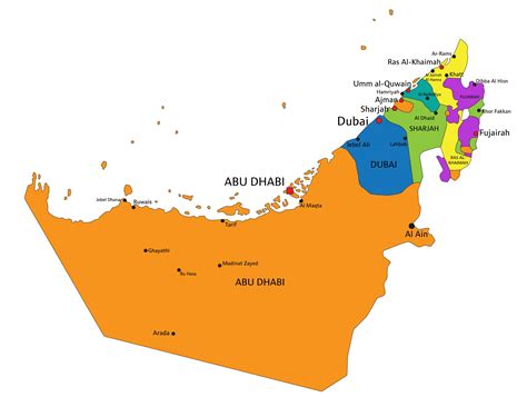 united arab emirates maps facts world atlas