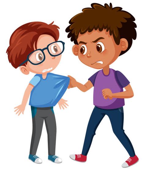 Physical Bullying Clip Art Illustrations Royalty Free