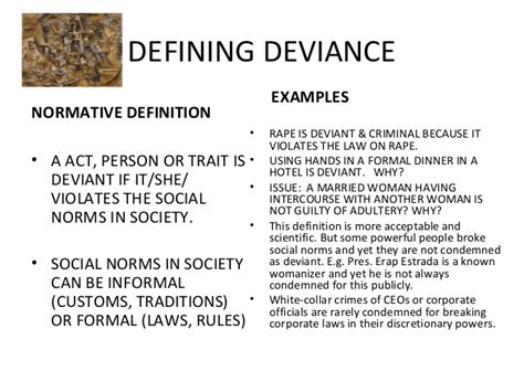 Deviance And Society Why Do People Break The Rules Follow