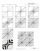 Zentangle Patterns Doodle Pattern Tangle Zentangles Drawing Zen Drawings Tutorial Choose Board Designs Tangles Instructions Tutorials Shapes sketch template
