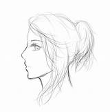 Side Pro Sketch Drawing Face Deviantart Girl Anime Pencil Drawings Easy Girls Draw Woman Outline Female Simple Sketches Faces Choose sketch template