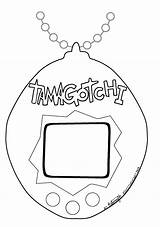 Tamagotchi Weasyl sketch template