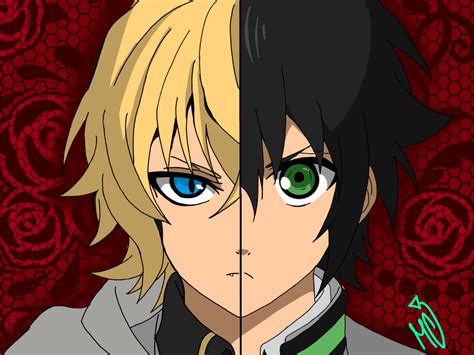 Mika And Yuu Seraph Of The End Ibispaint