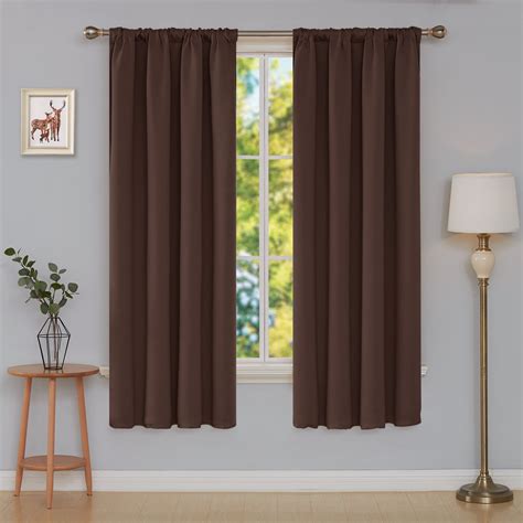 deconovo room darkening curtains  tab  rod pocket curtains