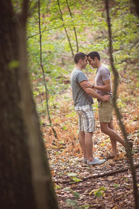 photo by makayla jade creatives outdoor gay engagement shoot in massachusetts popsugar love