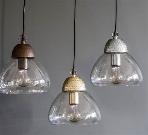 etched metal  glass pendant lights   forest  notonthehighstreetcom