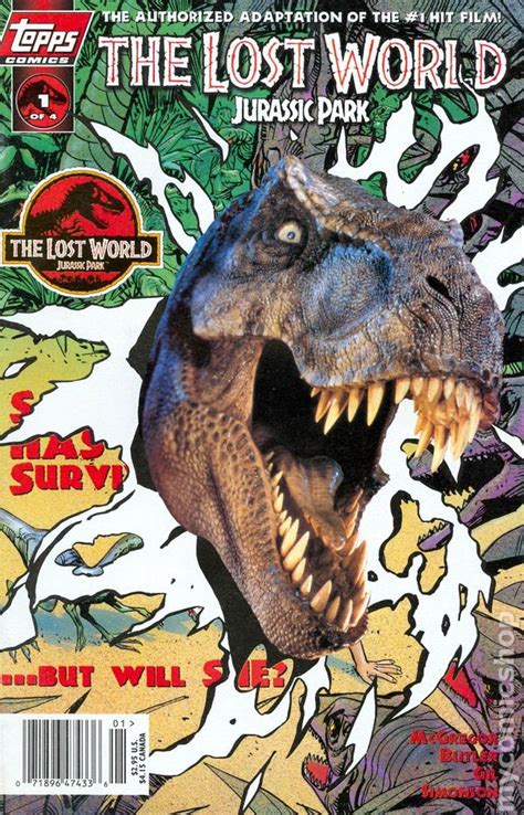 Lost World Jurassic Park 1997 Topps Comic Books