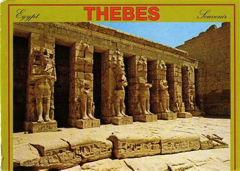 postcard exchange egypt thebes