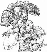 Venom Coloring Pages Carnage Spiderman Coloriage Vs Drawings Cool sketch template