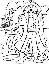 Columbus Coloring Printable Pages Christopher sketch template
