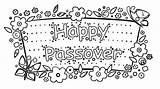 Passover Pessa Coloriage Pessah sketch template