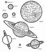 Planetas Sistema Planeten Weltall Websincloud Planets Spazio Sonnensystem Universet Tegninger Fargeleggingsark Printables Tegning Schede Weltraum Stampare Fargelegge Constelaciones Colorea Pinta sketch template