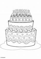 Gateau Anniversaire Colorier Gateaux Concernant Adulte Gâteau Kids Greatestcoloringbook Meilleures Tableau Fêtes Arouisse Danieguto sketch template