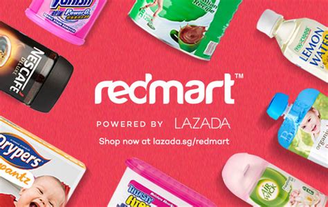grocery shopping   convenient  redmart  officially  lazada app geek