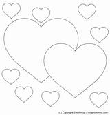 Coeur Coloriage Coeurs Colorier Imprimer Hearts Pochoirs Gratuits Plein Gros Dessiner Coloriages Valentin Savoir sketch template