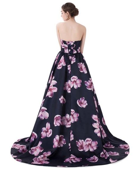 floral sweetheart sexy long prom dress with flowers id0090