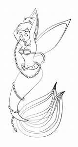 Mermaid Getcolorings Fairies Unicorn Mermaids sketch template