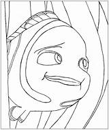Nemo Finding Stingray sketch template