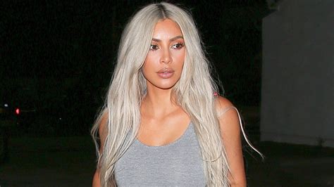 kim kardashian s sex joke about kanye west loving her blonde hair hollywood life