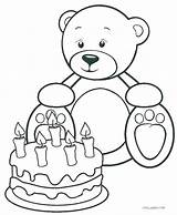 Bear Coloring Pages Picnic Polar Cub Baby Getcolorings Teddy Printable Color Print sketch template