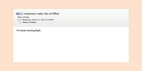 If Out Of Office Messages Were Honest Funny Email Out Of