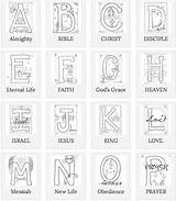 Pages Alphabet Coloring Bible Preschool Kids Illustrated School Abc Christian Sheets Letters Books Letter Activities Biblical Lessons Children Colouring Beautifully sketch template
