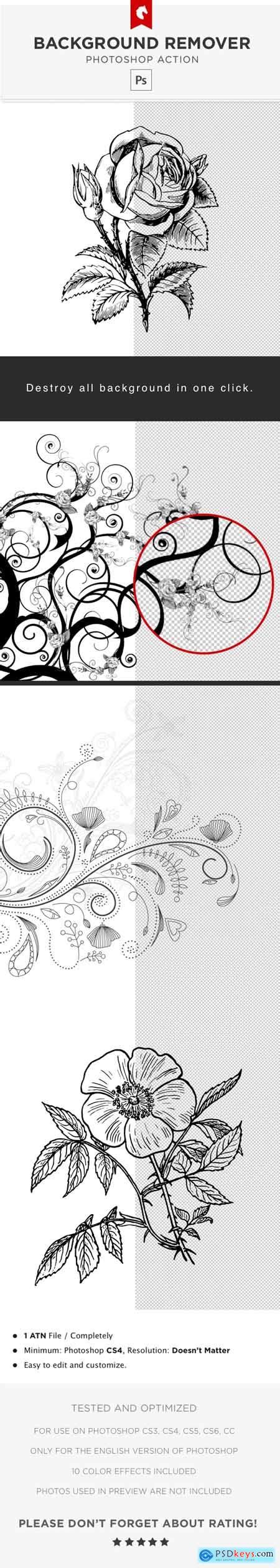 graphicriver white background remover photoshop action