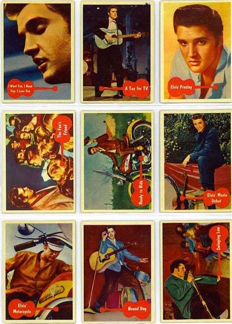 Elvis Cards 1956 19 27 Elvis Elvis Presley Hottest Pic