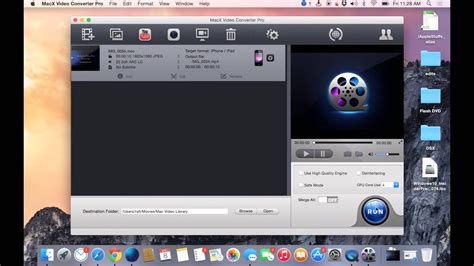 macx video converter pro convert video to avi mp4 mpeg mov ipad iphone and andriod youtube