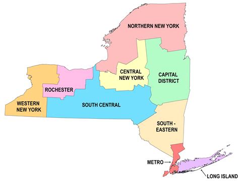 state map   york