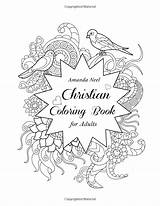 Amazon Coloring Christian Books Book Amanda Adults Happy sketch template