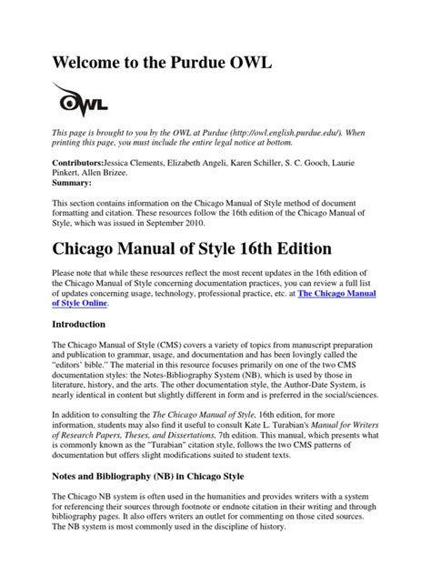 chicago style guide  note typography citation