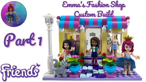 how to build emma s fashion shop moc custom build 41427 part 1 youtube