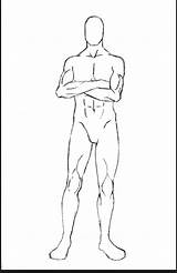 Poses Crossed Template Posen Base Croquis Vorlagen Desenhos Esboços Anatomy Comic Masculino sketch template