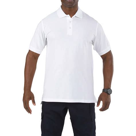 professional mens sport duty work polo shirt short sleeve  cotton white ebay