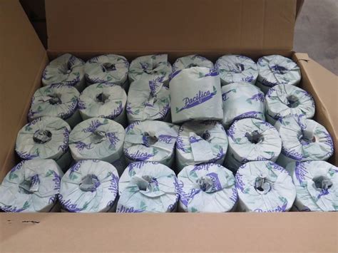 6 Cases Pacifica 80250 Bath Tissue 2 Ply Toilet Paper 4 3x3 5 96