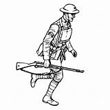 Soldaat Soldaten Wereldoorlog Ausmalbilder Soldat Eerste Ausmalbild 1e Malvorlagen Kostenlos sketch template