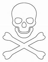 Crossbones Template Hat Pirate Pattern Printable Skull Outline Patternuniverse Stencils Patterns Crafts Use Stencil Theme Halloween Icing Coloring Royal Templates sketch template