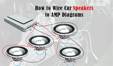 wire car speakers  amp diagrams myaudiolabs