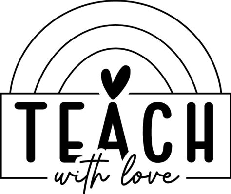 teach  love teacher  svg file  members svg heart