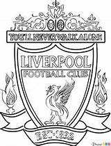 Liverpool Kleurplaat Club Kleurplaten Dibujo Voetbal Drawdoo Futbol Engeland sketch template