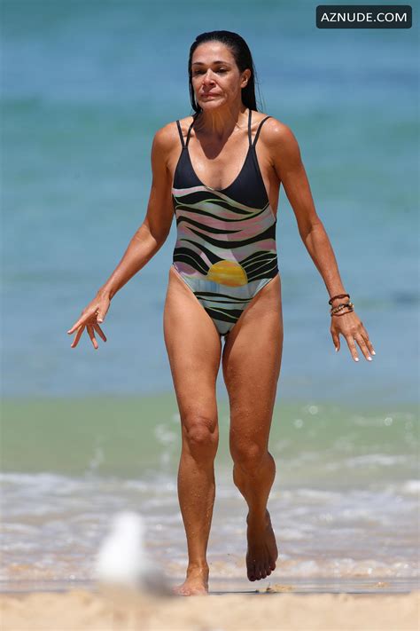 Simone Kessell Sexy Swimming A Bondi Beach In Sydney Aznude