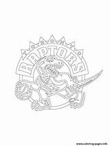 Raptors Logo Coloring Toronto Nba Pages Sport Raptor Printable Print Getcolorings Comments sketch template