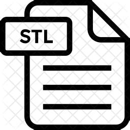 stl file icon   style   svg png eps ai icon fonts